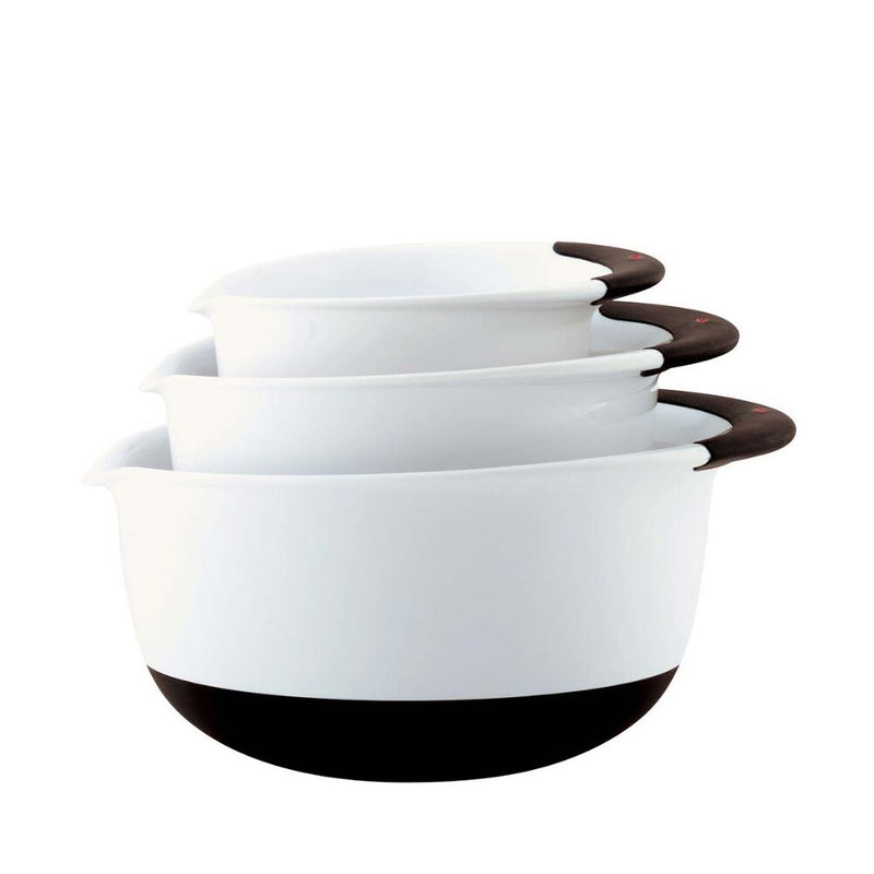 3-Piece Mixing Bowl Set - White D4