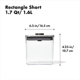 POP Container - Rectangle Short (1.7 Qt/1.6 L) - Matte Black G2