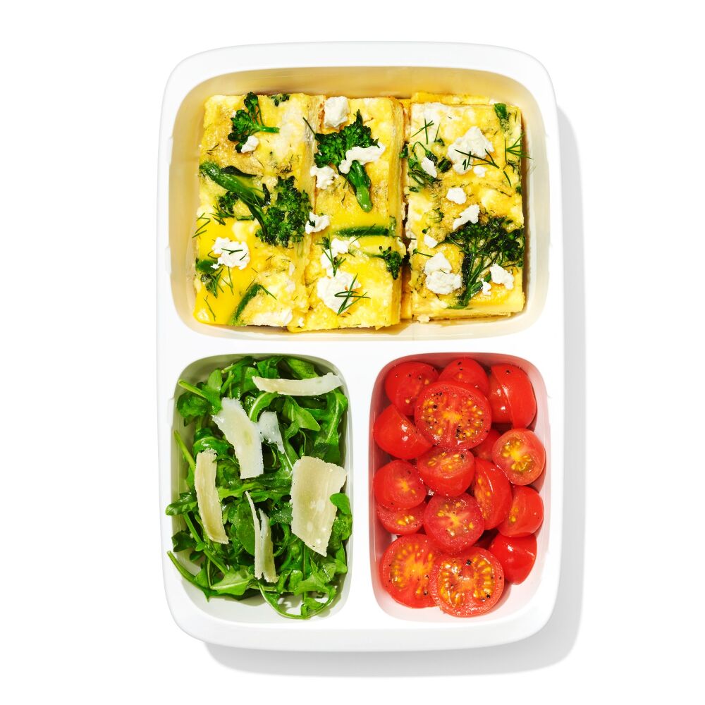Prep & Go 4.1-Cup Divided Container - Ocean Blue C6
