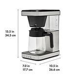 8-Cup Coffee Maker with Podless Single-Serve Function and Glass Carafe M1