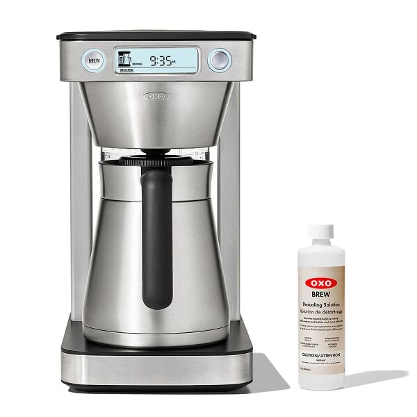 12-Cup Coffee Maker with Podless Single-Serve Function & Descaling Solution Bundle J1