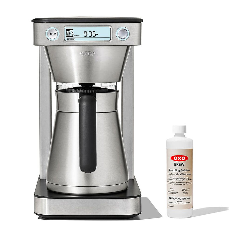 12-Cup Coffee Maker with Podless Single-Serve Function & Descaling Solution Bundle J1