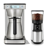12-Cup Coffee Maker with Podless Single-Serve Function & Conical Burr Coffee Grinder Bundle X1