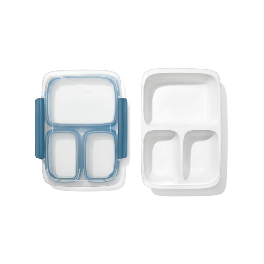 Prep & Go 4.1-Cup Divided Container - Ocean Blue C6