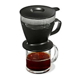 Pour Over Coffee Maker with Water Tank - Matte Black A8