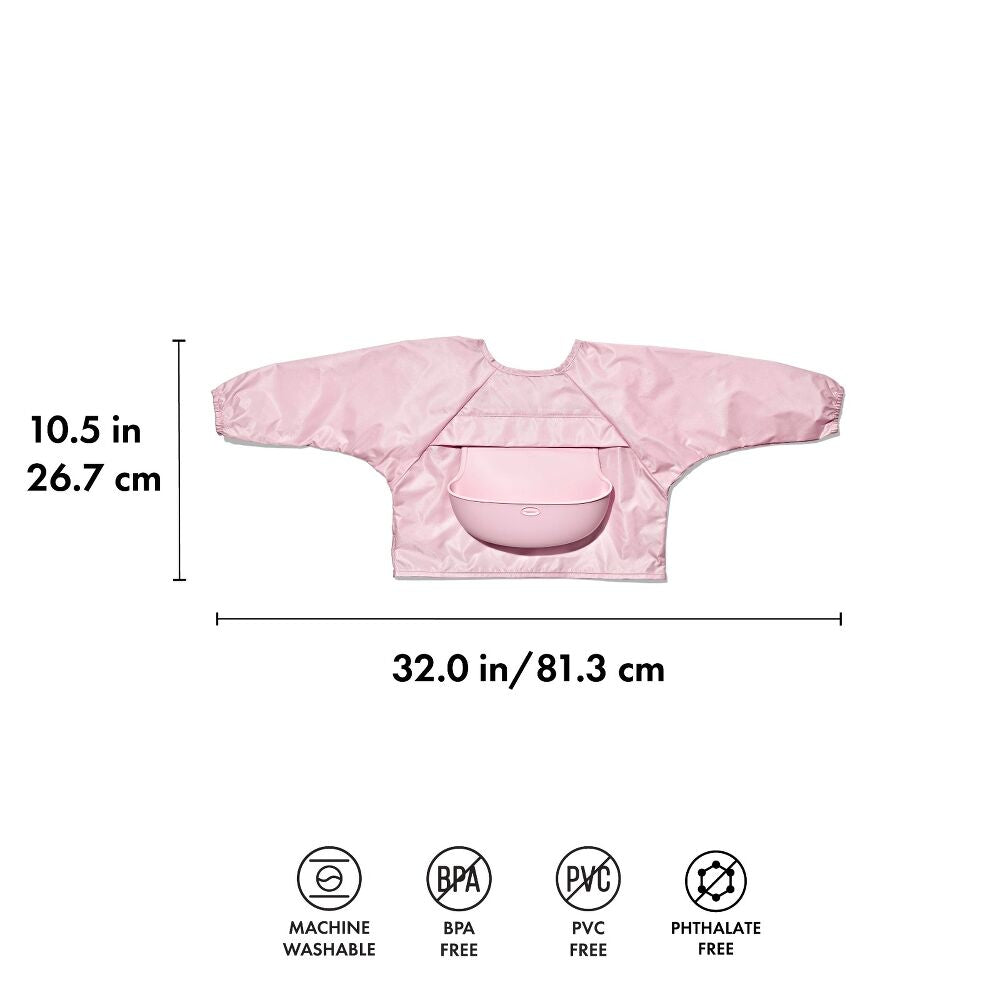 Sleeved Roll-Up Bib - Blossom L5