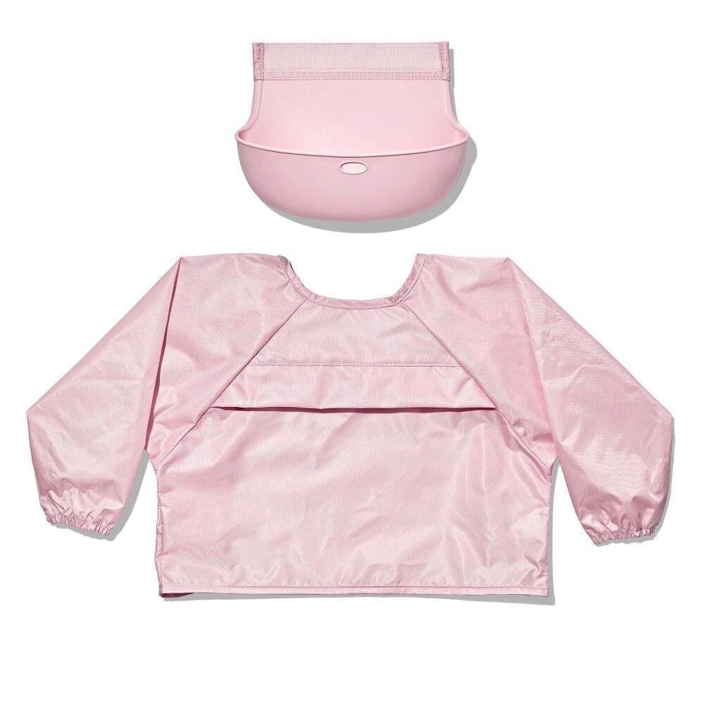 Sleeved Roll-Up Bib - Blossom L5
