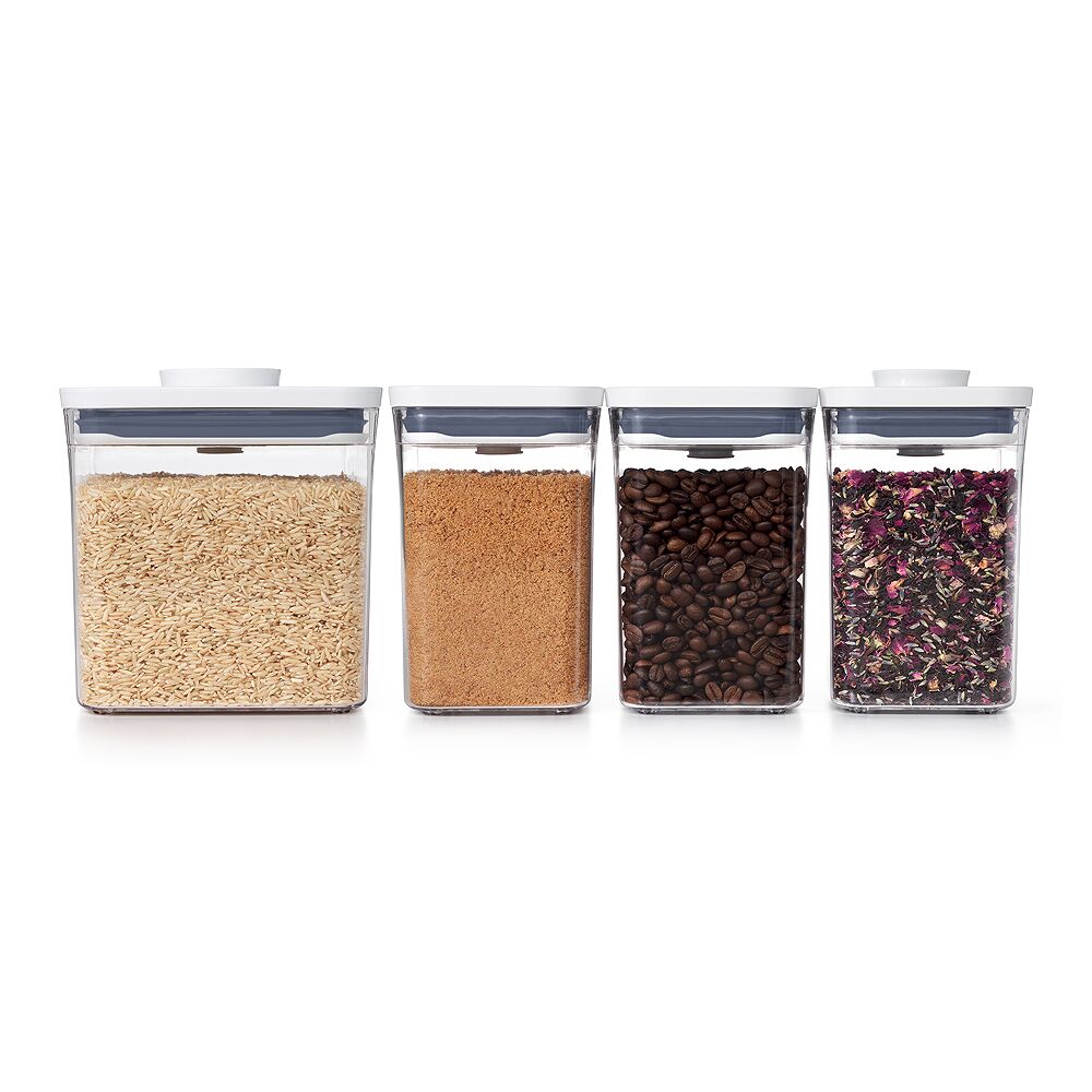 POP Container - Big Square Short (2.8 Qt.) & 3-Piece POP Container Value Set Bundle E4