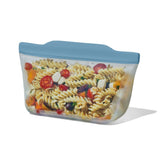 Silicone Reusable Bag  Stand-Up Quart (32 oz) - Ocean Blue V2