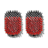 Outdoor Nylon Grill Brush Set of 2 Replacement Heads O8
