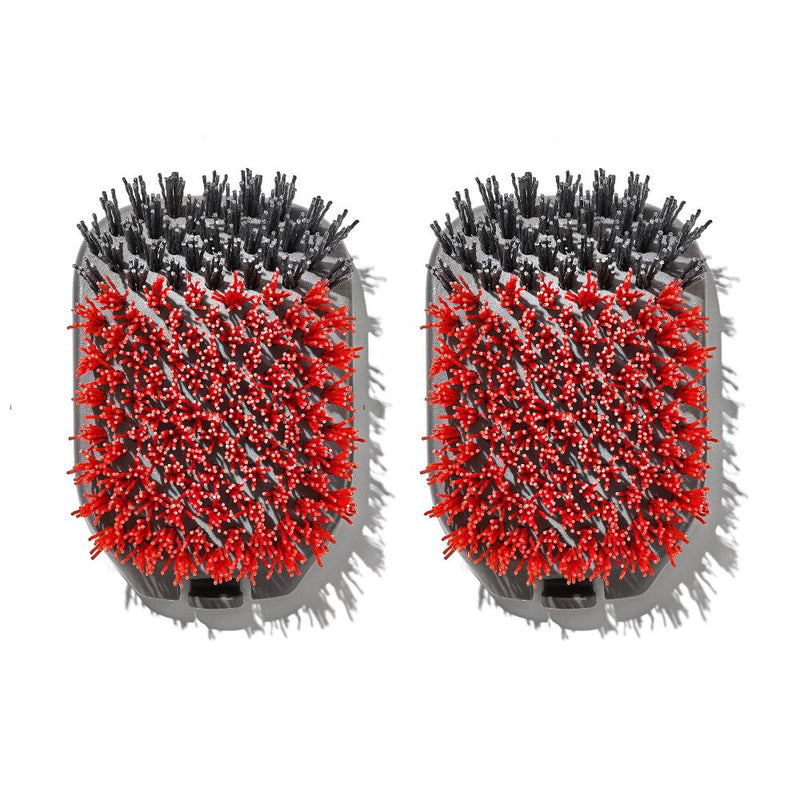 Outdoor Nylon Grill Brush Set of 2 Replacement Heads O8