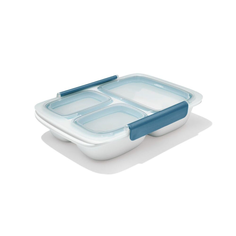 Prep & Go 4.1-Cup Divided Container - Ocean Blue C6