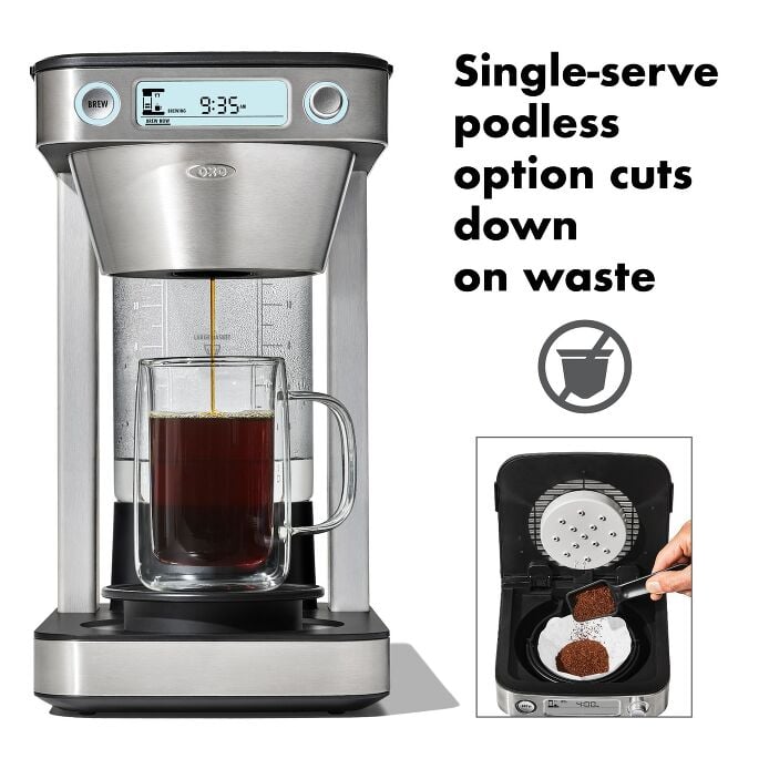 12-Cup Coffee Maker with Podless Single-Serve Function B3