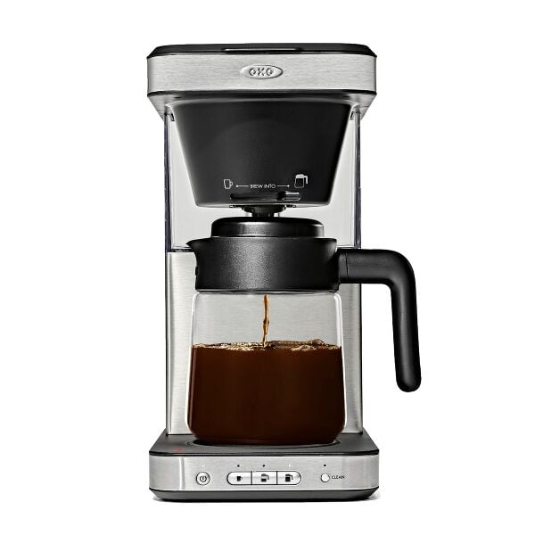8-Cup Coffee Maker with Podless Single-Serve Function and Glass Carafe M1