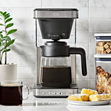 8-Cup Coffee Maker with Podless Single-Serve Function and Glass Carafe M1