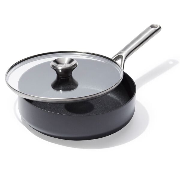 Ceramic Professional Non-Stick 3-Quart Sauté Pan with Lid M7