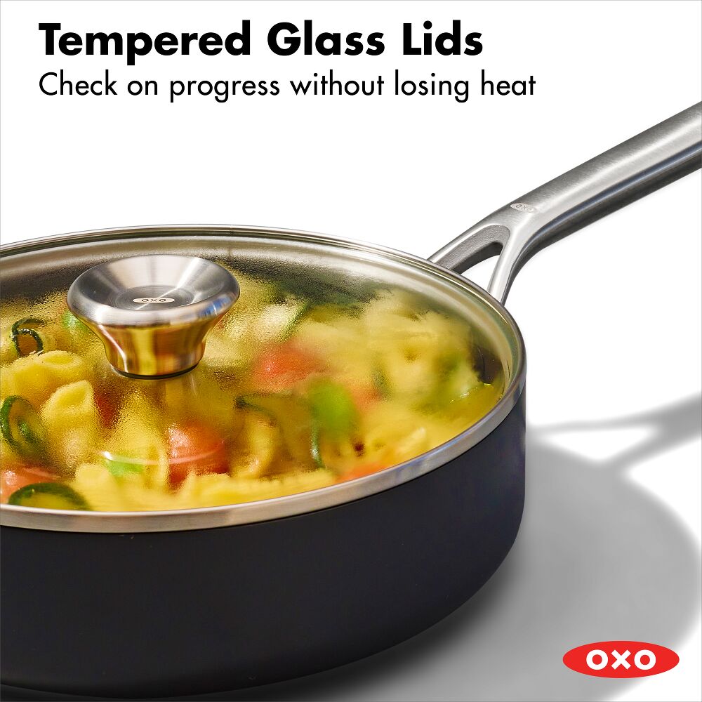 Ceramic Professional Non-Stick 3-Quart Sauté Pan with Lid M7
