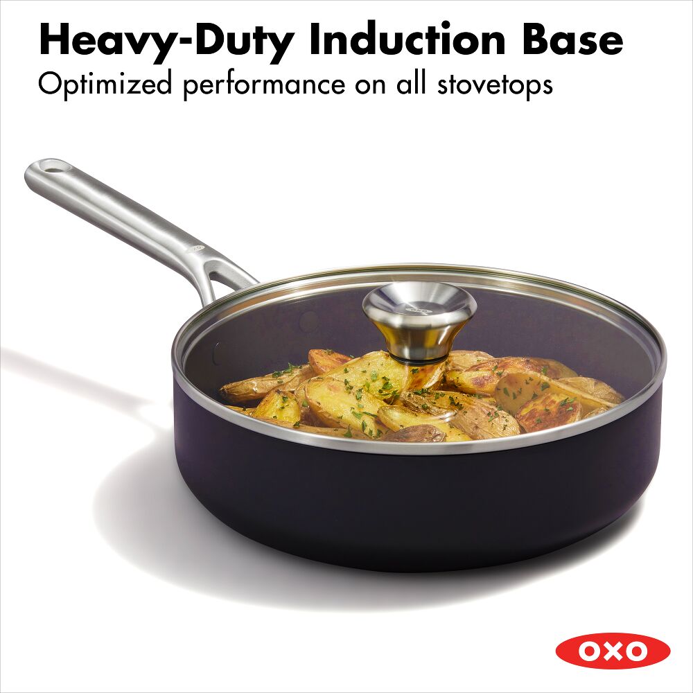Ceramic Professional Non-Stick 3-Quart Sauté Pan with Lid M7