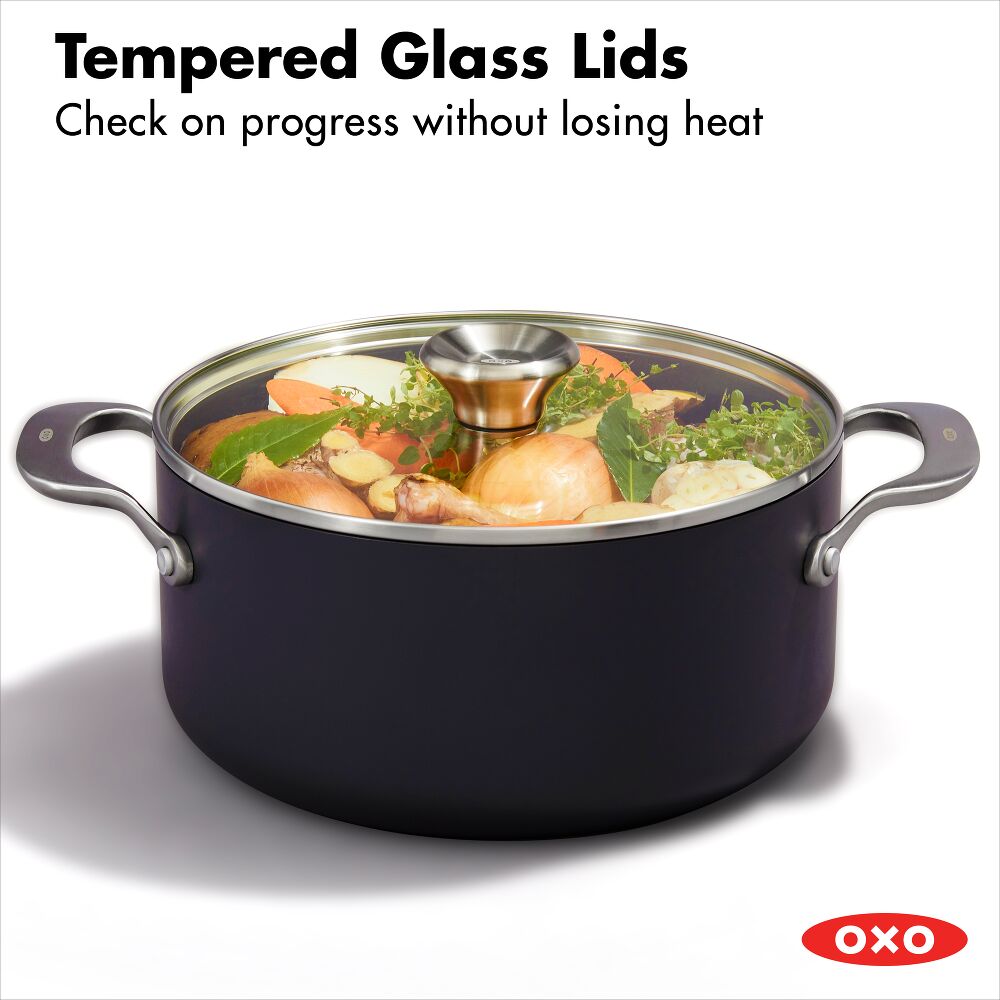 Ceramic Professional Non-Stick 5QT Stock Pot with Lid W5