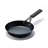 Carbon Steel Obsidian Series 8-Inch Frypan with Silicone Sleeve M7