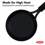 Carbon Steel Obsidian Series 8-Inch Frypan with Silicone Sleeve M7