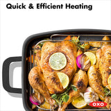 Carbon Steel Obsidian Series Roaster with Rack D7