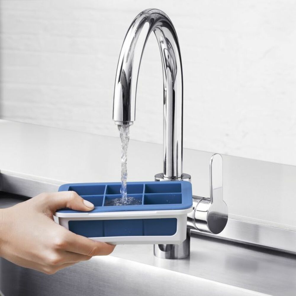 Covered Silicone Ice Cube Tray-Large Cube U2