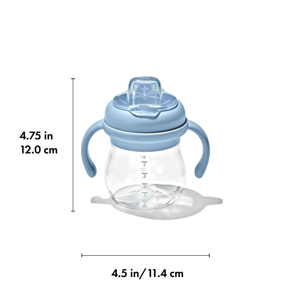 Transitions 6 Oz Soft Spout Sippy Cup with Removable Handles K9