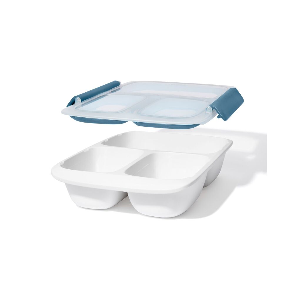Prep & Go 4.1-Cup Divided Container - Ocean Blue C6