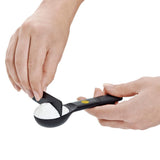 7 Piece Plastic Measuring Spoons - Black N3