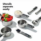 Stainless Steel Measuring Cups and Spoons Set H8