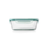 Smart Seal 3.5 Cup Glass Rectangle Container - Teal N7