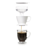 Pour-Over Coffee Maker with Water Tank F4