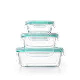 OXO Good Grips 12 Piece Smart Seal Glass Container Set X2