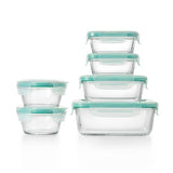 OXO Good Grips 12 Piece Smart Seal Glass Container Set Z8