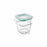 4 Piece Smart Seal Glass Mini Square Container Set L3