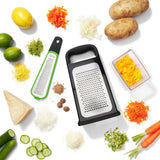 Etched Box Grater With Removable Zester B6