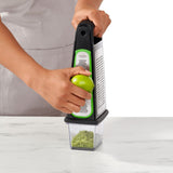 Etched Box Grater With Removable Zester B6