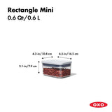 POP Container - Rectangle Mini (0.6 Qt.) M7