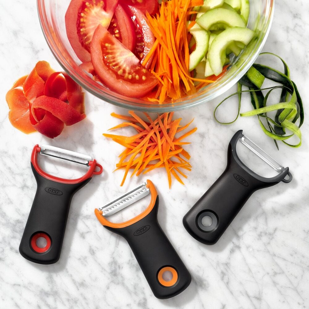 3-Piece Prep Peeler Set, Assorted Blades Z7