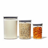 3-Piece POP Round Canister Graduated Set K3