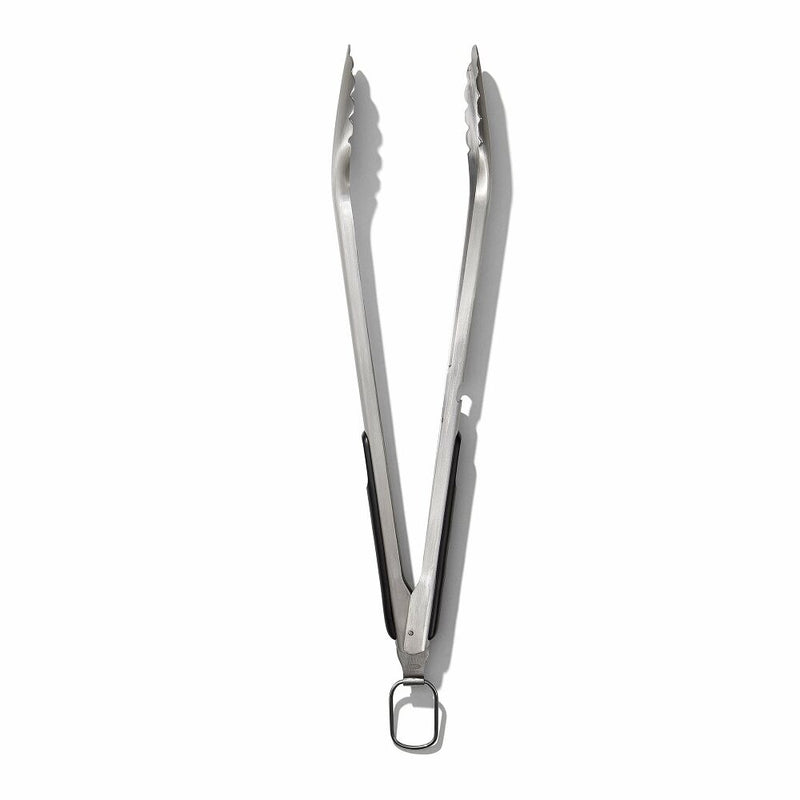 Grilling Tongs with Built-In Bottle Opener J0