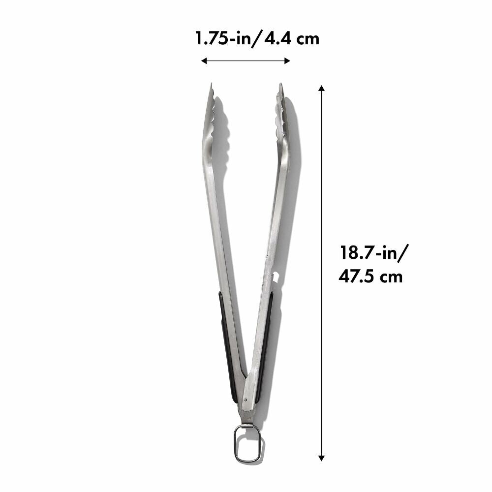 Grilling Tongs with Built-In Bottle Opener J0