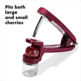 OXO Good Grips Cherry & Olive Pitter - Beet S7
