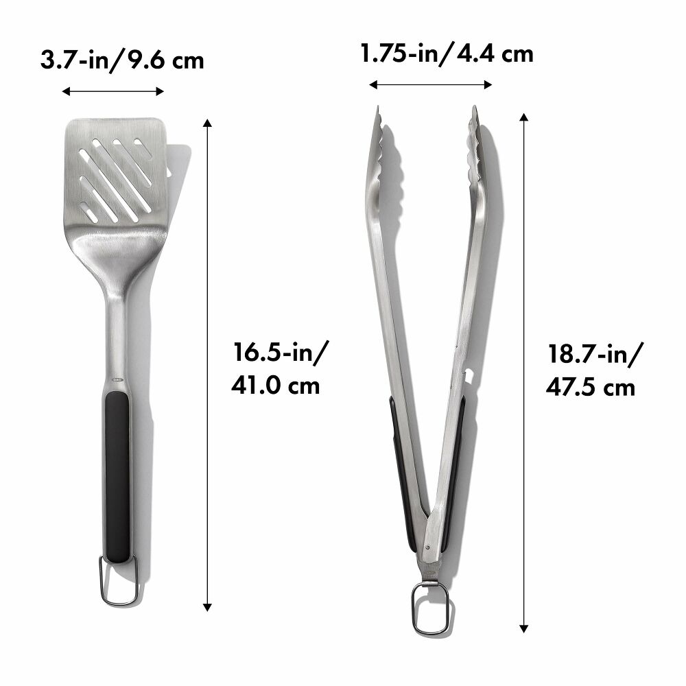 OXO Good Grips Grilling Turner and Tongs Set Z7