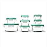 16 Piece Glass Smart Seal Everyday Container Set H8