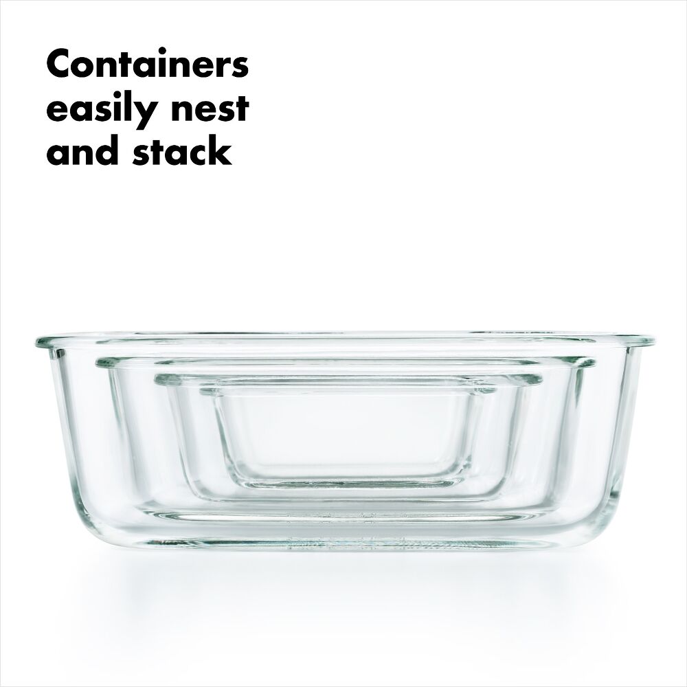 16 Piece Glass Smart Seal Everyday Container Set H8