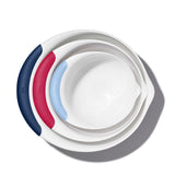 3 Piece Mixing Bowl Set New Colored Handles K2