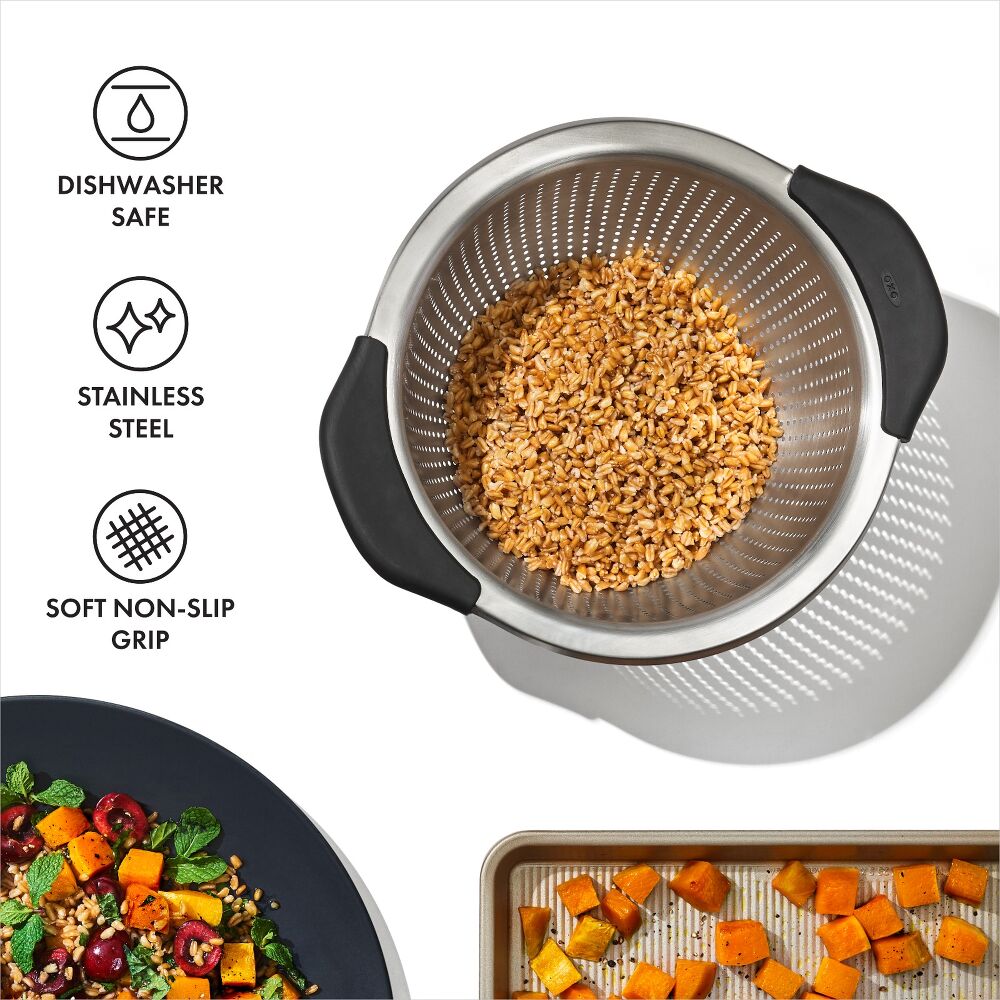 Stainless Steel 3 qt./ 2.8L Colander F9