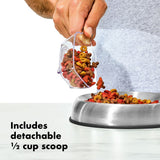 OXO Good Grips Pet POP Container – 6.0 Qt/5.7 L with Half Scoop L8